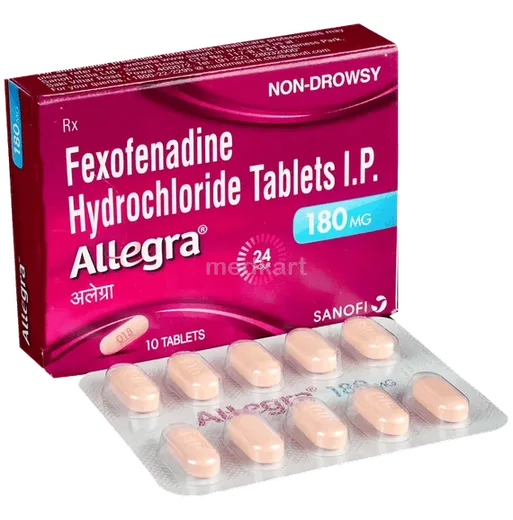 allegra 180mg tablet 10's